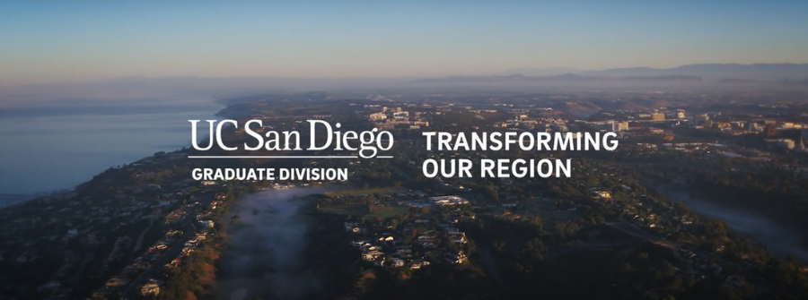 4 of 4, Graduate Division logo. Text: Transforming Our Region